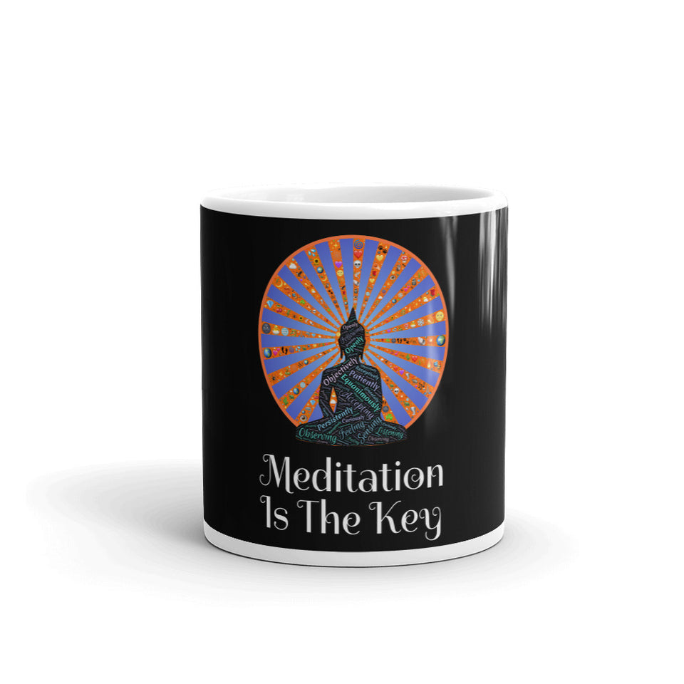 Meditation is The Key Mug
