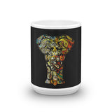 Spiritual Elephant Mandala Mug